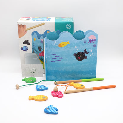 Jeu de pêche magnétique en bois d'occasion GOULA - Dès 8 ans | Ref 13626