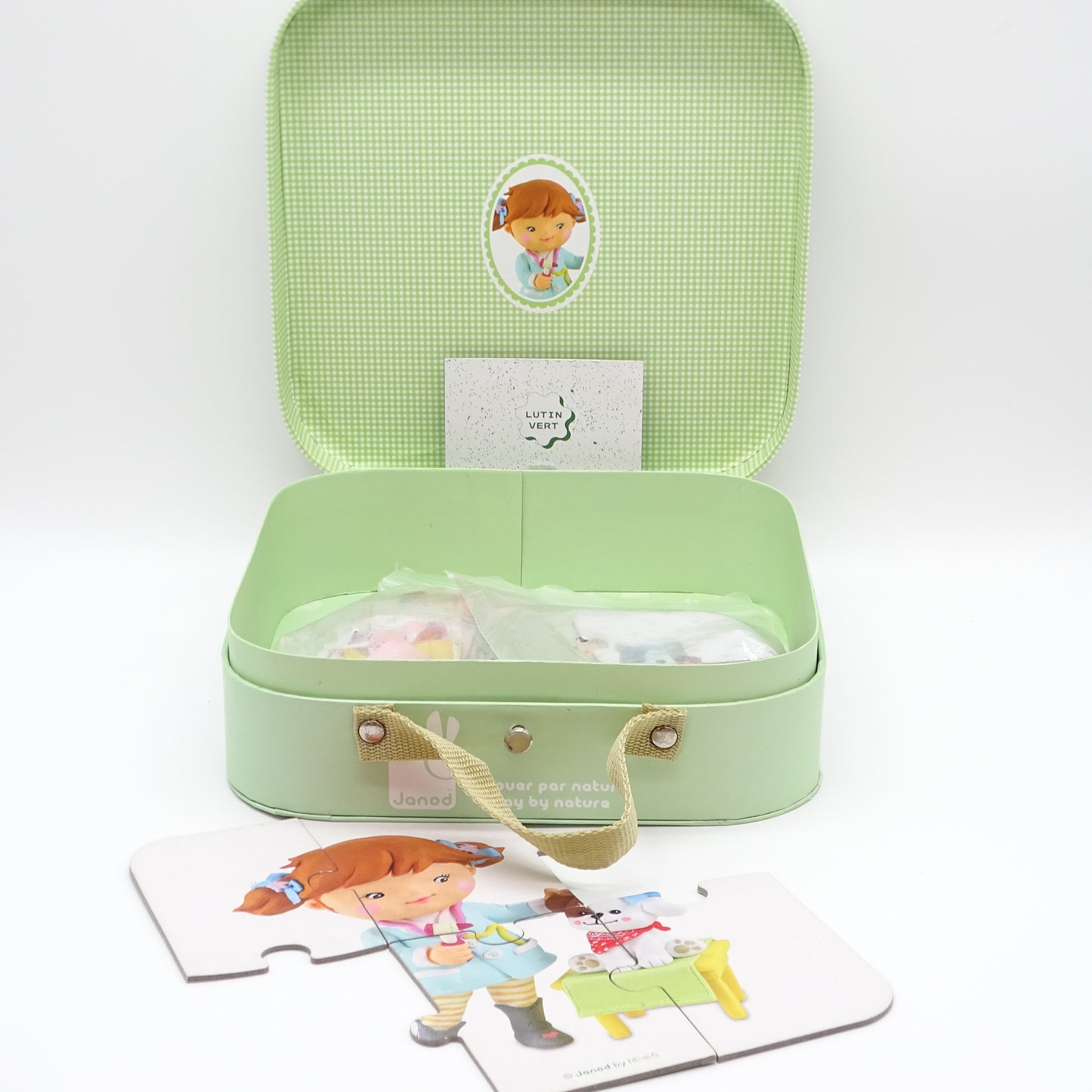 4 Puzzles « P’tite fille » d'occasion JANOD - Dès 3 ans | Ref 13630