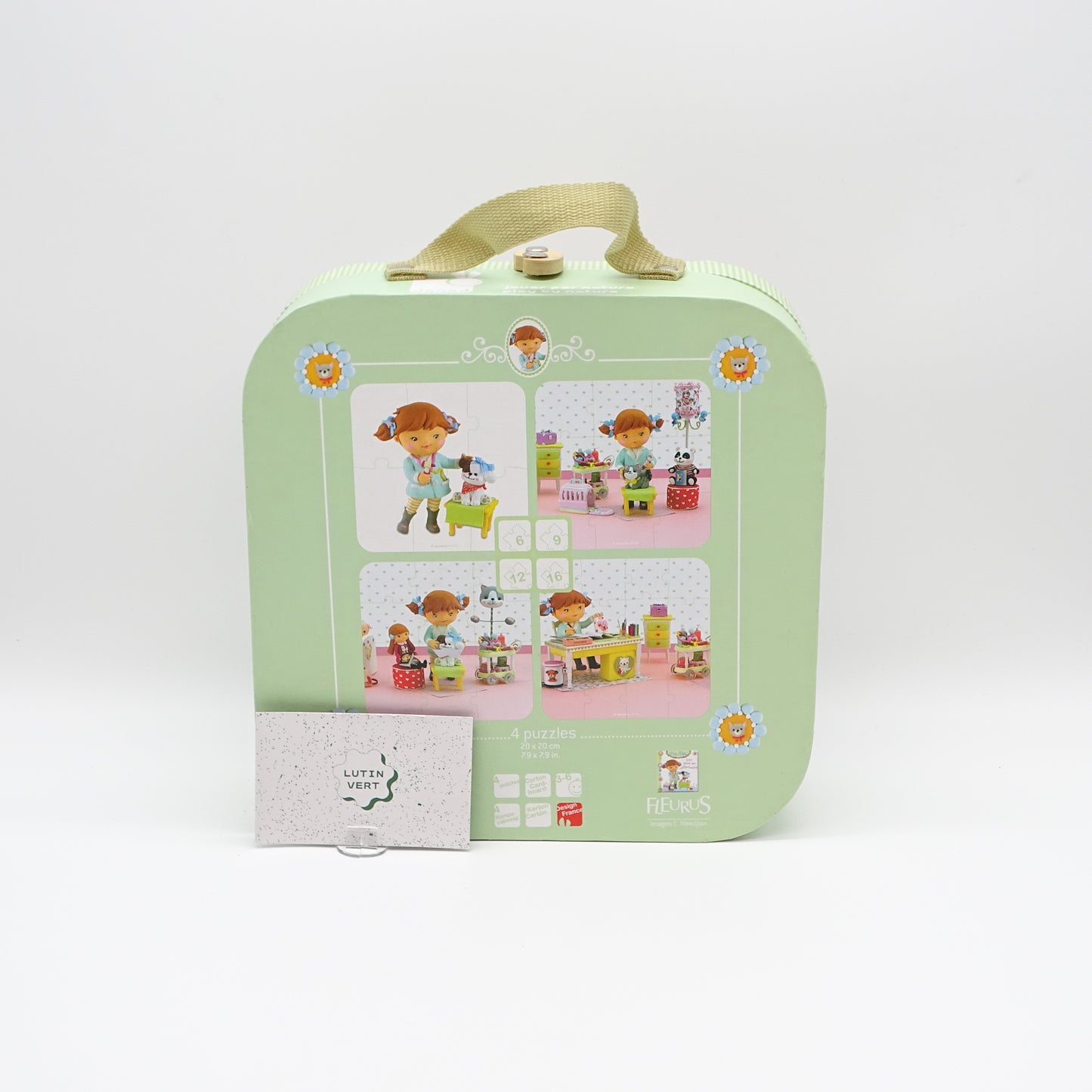 4 Puzzles « P’tite fille » d'occasion JANOD - Dès 3 ans | Ref 13630