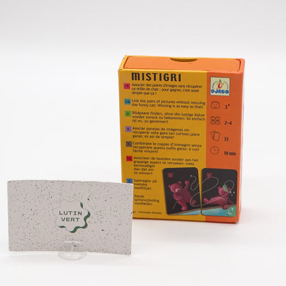 Jeu de paires MISTIGRI DJECO - Dès 3 ans | Ref 16231