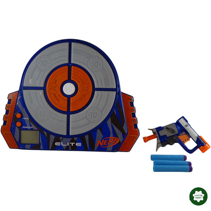 Cible électronique + Pistolet 3 munitions d'occasion NERF - Dès 7 ans | Ref 9712