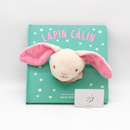 Livre Marionnette « Lapin Câlin » d'occasion KONIMPEX - Dès 1 an | Ref 13621