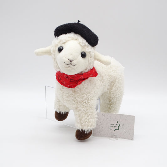 Peluche Mouton béret basque GAUSAPA - Dès 3 ans | Ref 16237