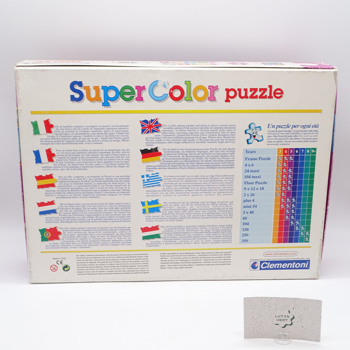 Puzzle Cendrillon sorti du bal CLEMENTONI - Dès 3 ans | Ref 16241