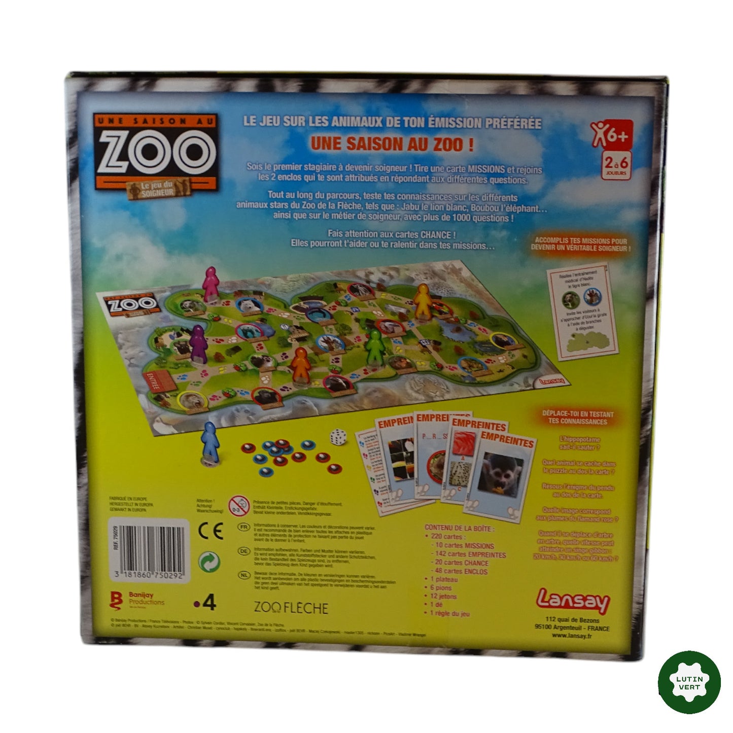 Une saison au Zoo d'occasion LANSAY - Dès 6 ans | Ref 9601