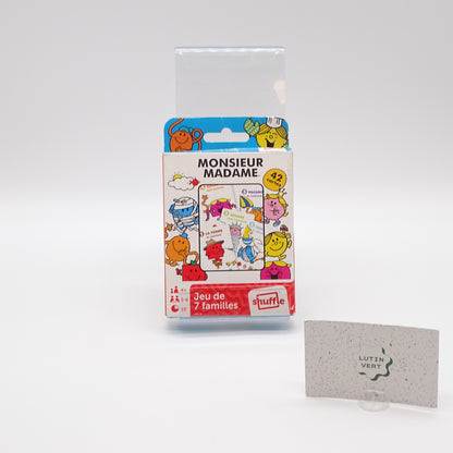 Jeux de 7 familles Monsieur madame SHUFFLE - Dès 4 ans | Ref 16245