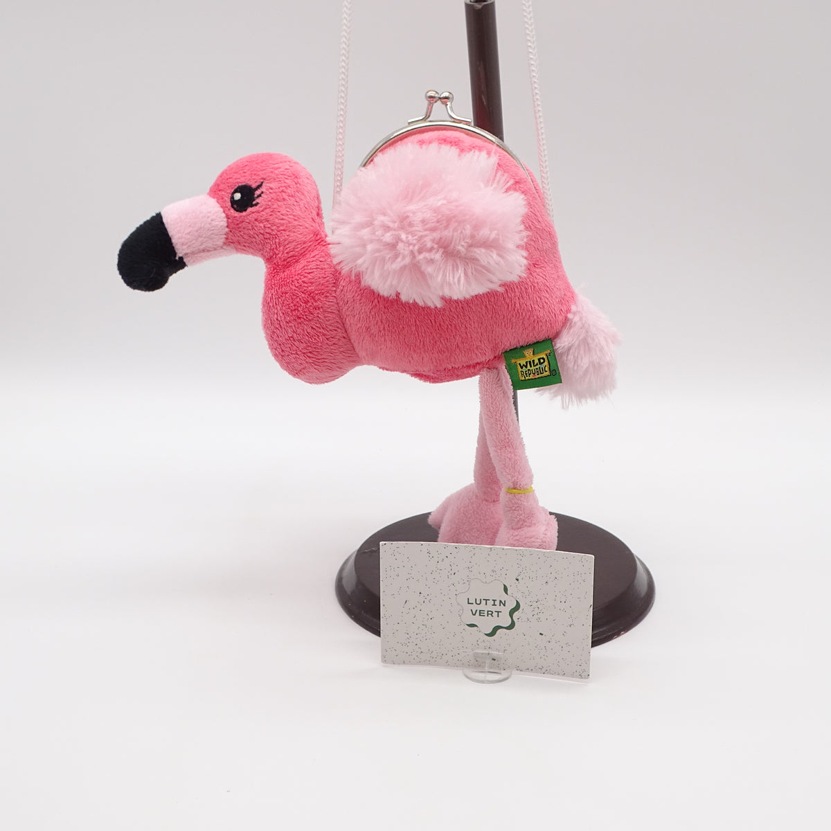 Porte monnaie peluche flamand rose WILD RÉPUBLIC - Dès 3 ans | Ref 16265