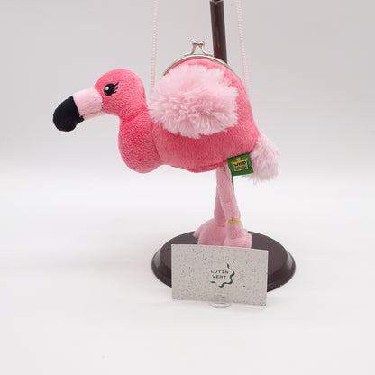 Porte monnaie peluche flamand rose WILD RÉPUBLIC - Dès 3 ans | Ref 16265