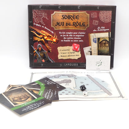 Soirée jeu de rôle « la quête dudragon d’or » et « la nuit des archéologues » LAROUSSE - Dès 10 ans | Ref 16268