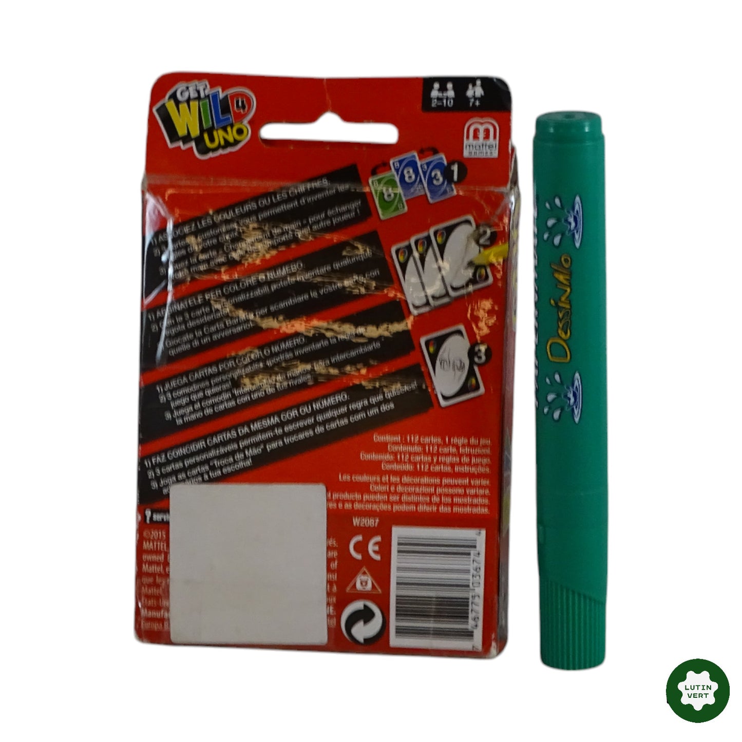 Uno de poche d'occasion MATTEL - Dès 7 ans | Ref 9721