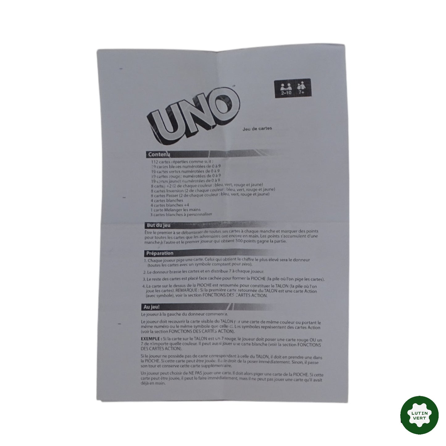 Uno de poche d'occasion MATTEL - Dès 7 ans | Ref 9721