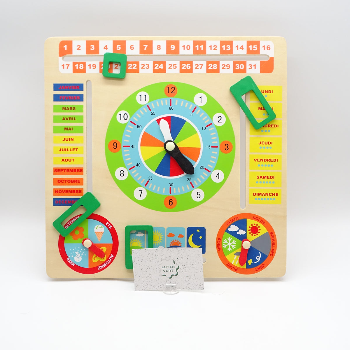 Horloge calendrier OXYBUL - Dès 3 ans | Ref 16281