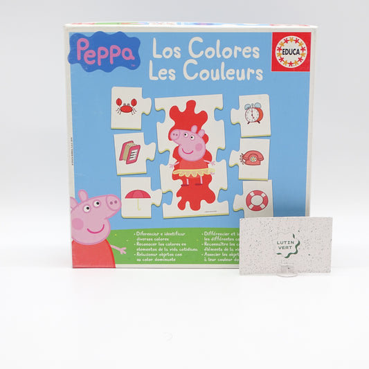 Puzzle Peppa Los Colores, Les Couleurs EDUCA - Dès 3 ans | Ref 16277