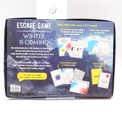 Escape game winter is coming LAROUSSE - Dès 14 ans | Ref 16274