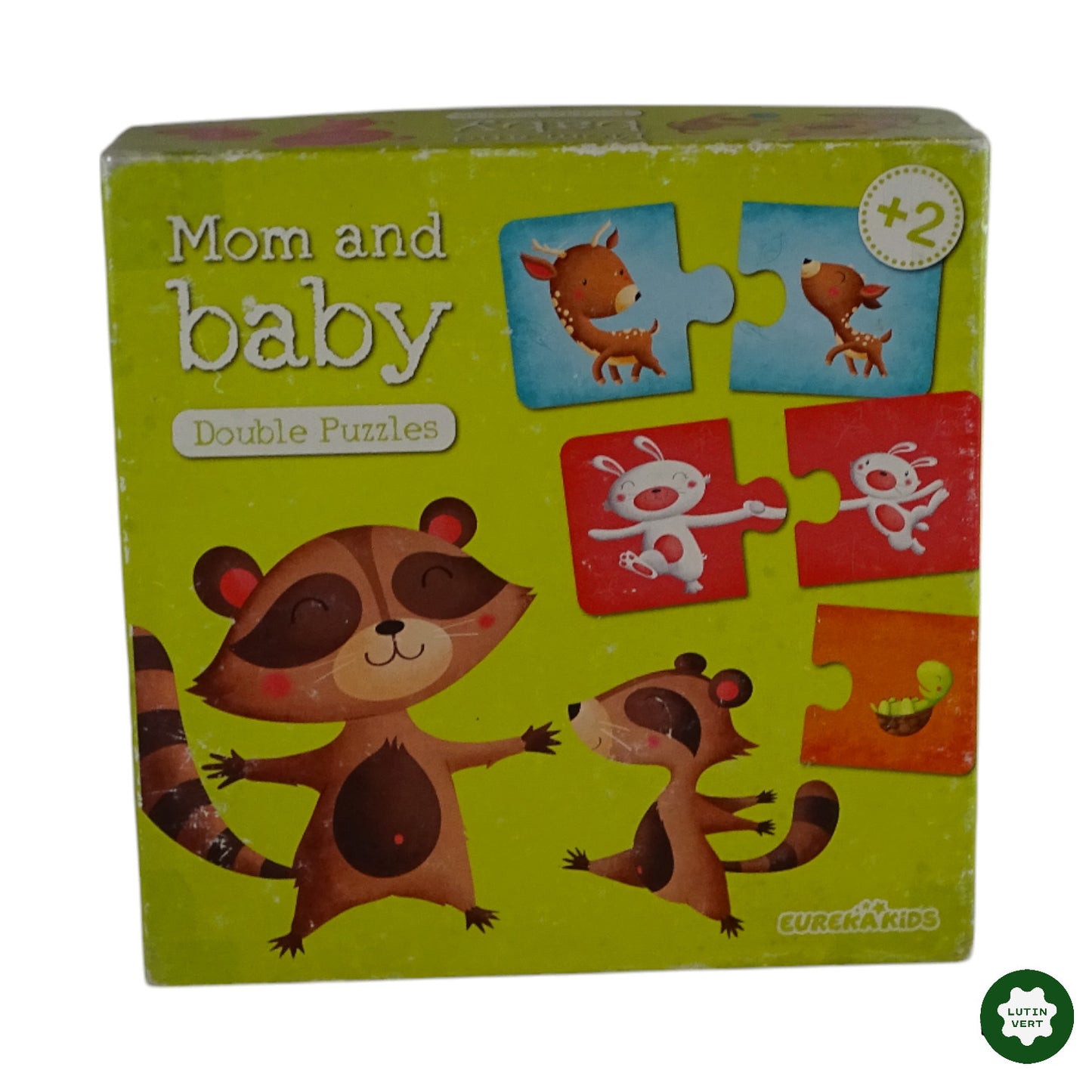 Mom and baby – Double Puzzles 28 pcs d'occasion EUREKA - Dès 2 ans | Ref 9717