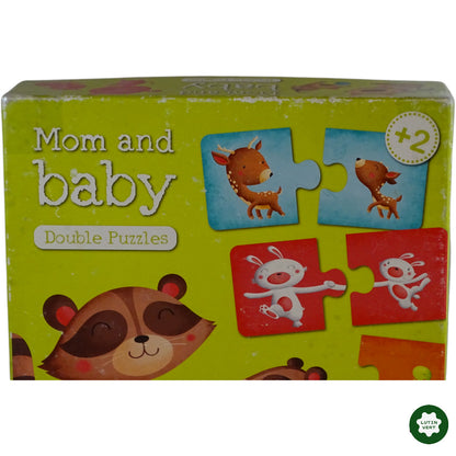 Mom and baby – Double Puzzles 28 pcs d'occasion EUREKA - Dès 2 ans | Ref 9717