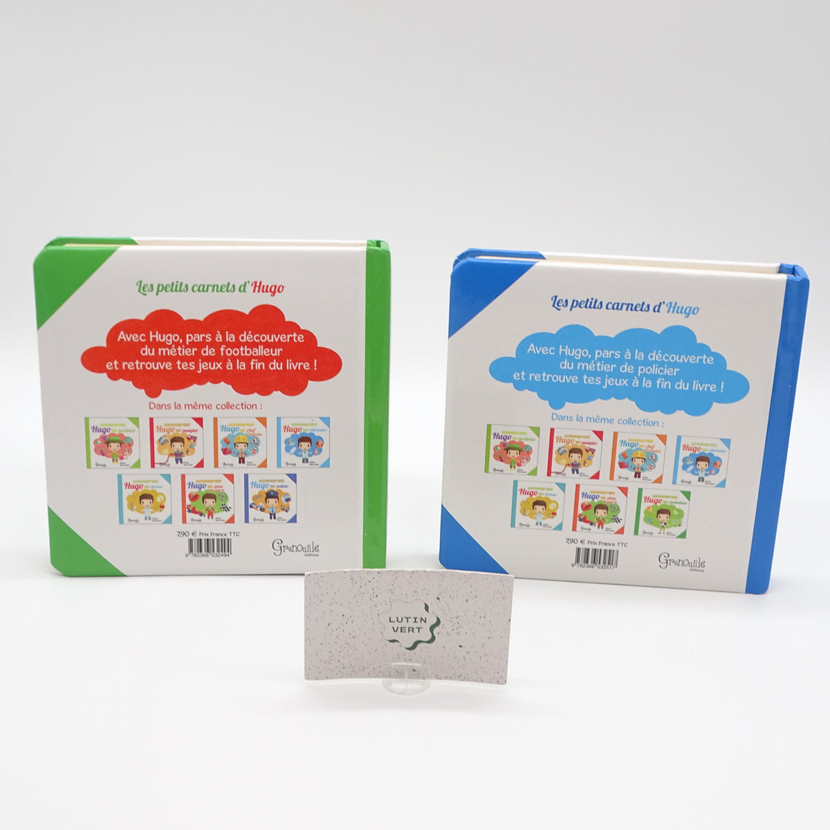 Lot de 2 Livres Aujourd’hui Hugo est Policier GRENOUILLE EDITION - Dès 3 ans | Ref 16293