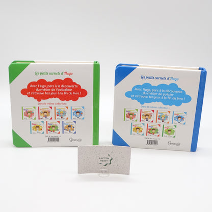 Lot de 2 Livres Aujourd’hui Hugo est Policier GRENOUILLE EDITION - Dès 3 ans | Ref 16293
