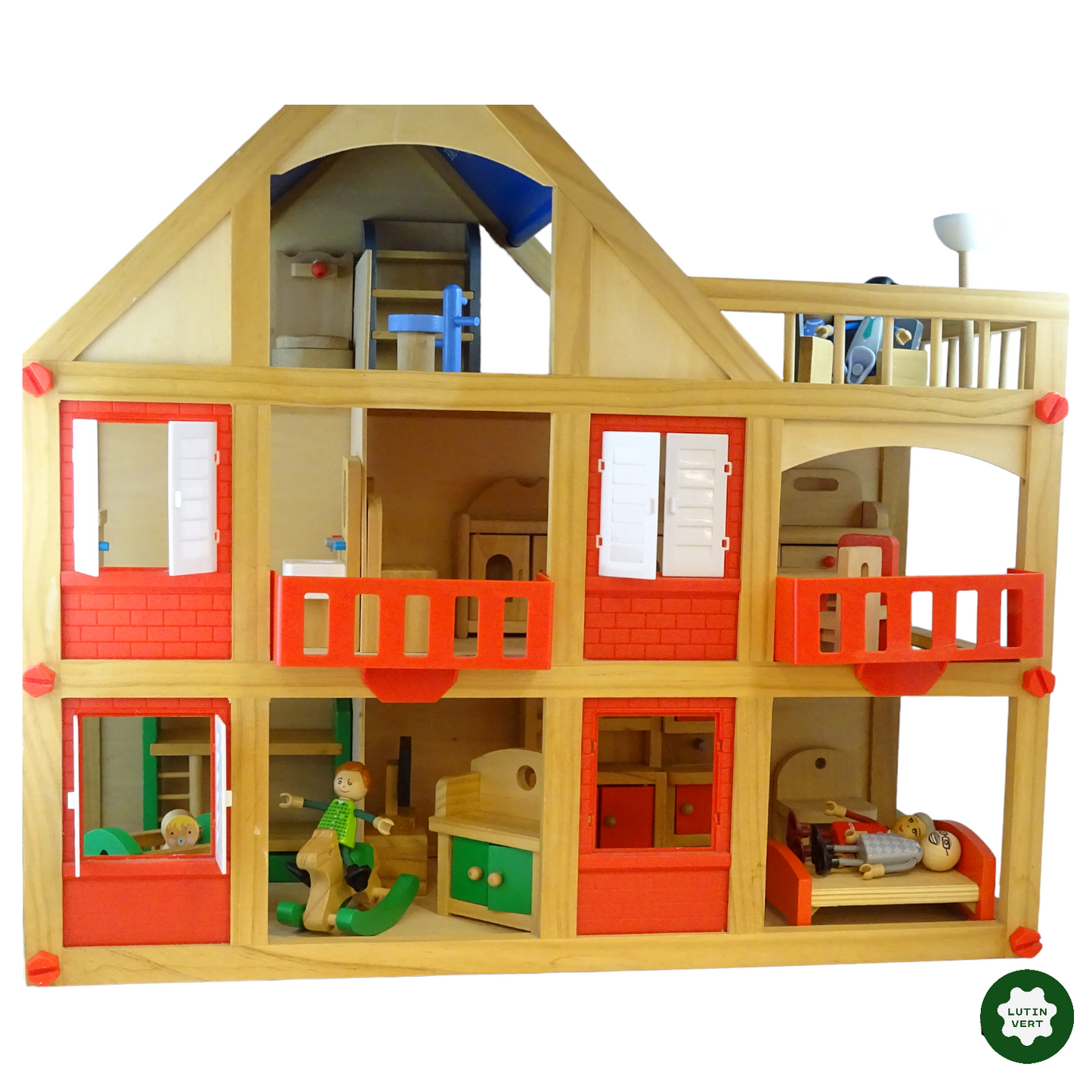 Maison en bois d'occasion  - Dès 4 ans | Lutin Vert
