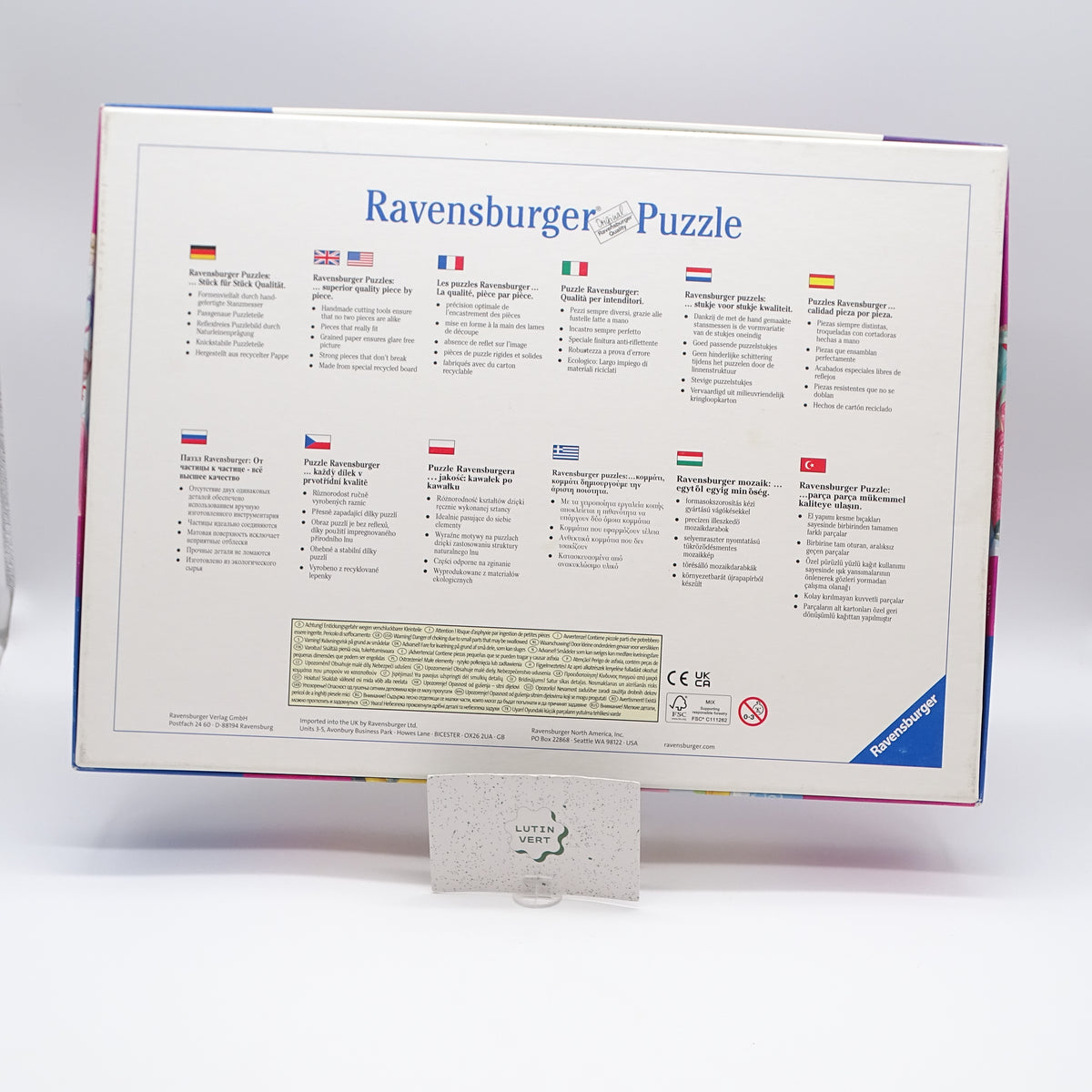 4 puzzles de 100 pièces Disney Princess RAVENSBURGER - Dès 5 ans | Ref 16298