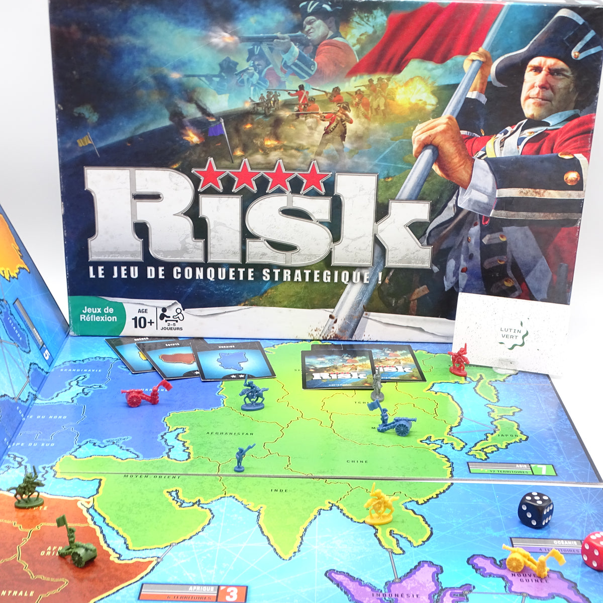 Risk : Le jeu de conquête stratégique ! Version classique moderne (ère napoléonienne) HASBRO - Dès 10 ans | Ref 16297