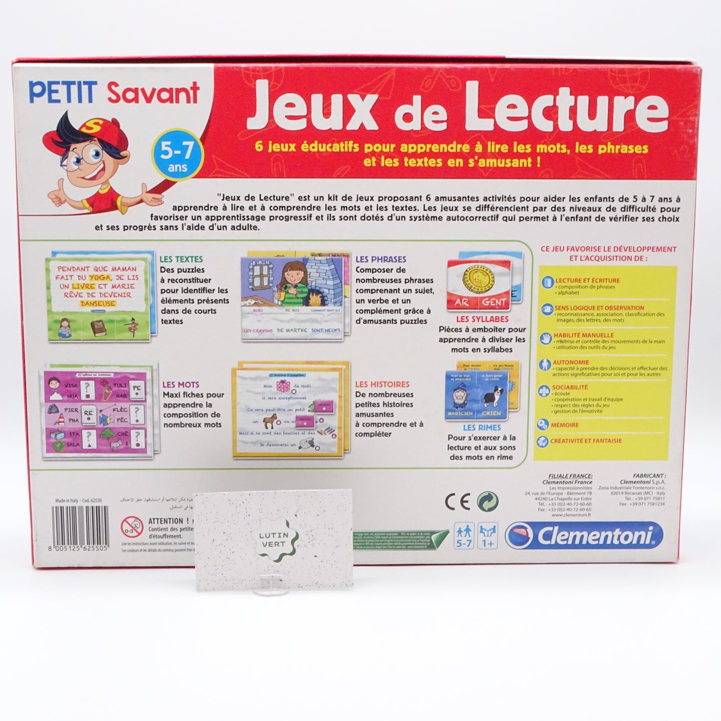 Jeux de lecture Petit Savant d'occasion CLEMENTONI - Dès 5 ans | Ref 13712
