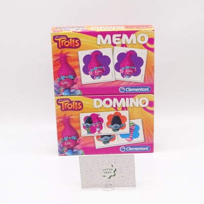 Mémo Domino Trolls d'occasion CLEMENTONI - Dès 4 ans | Ref 13727