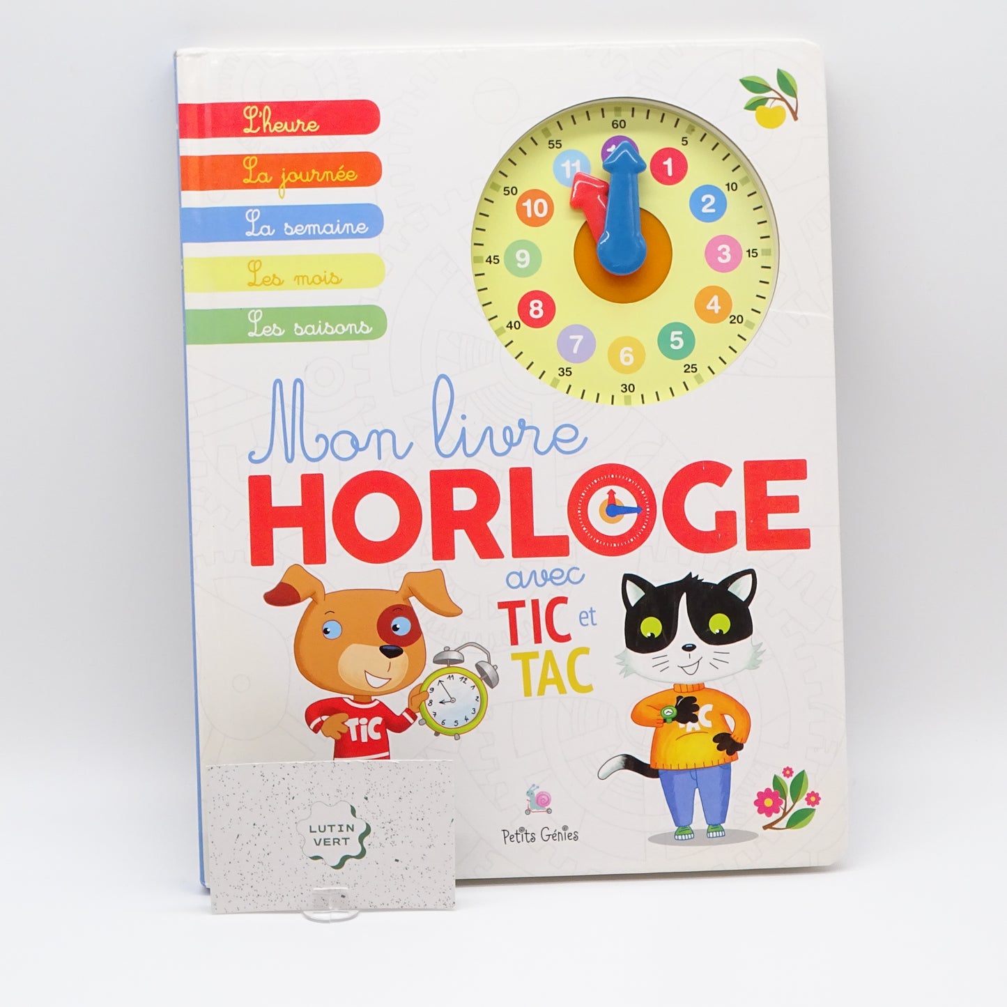 Mon Livre Horloge d'occasion PETIT GÉNIE - Dès 3 ans | Ref 13739