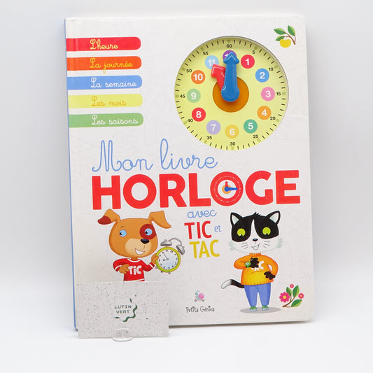 Mon Livre Horloge d'occasion PETIT GÉNIE - Dès 3 ans | Ref 13739