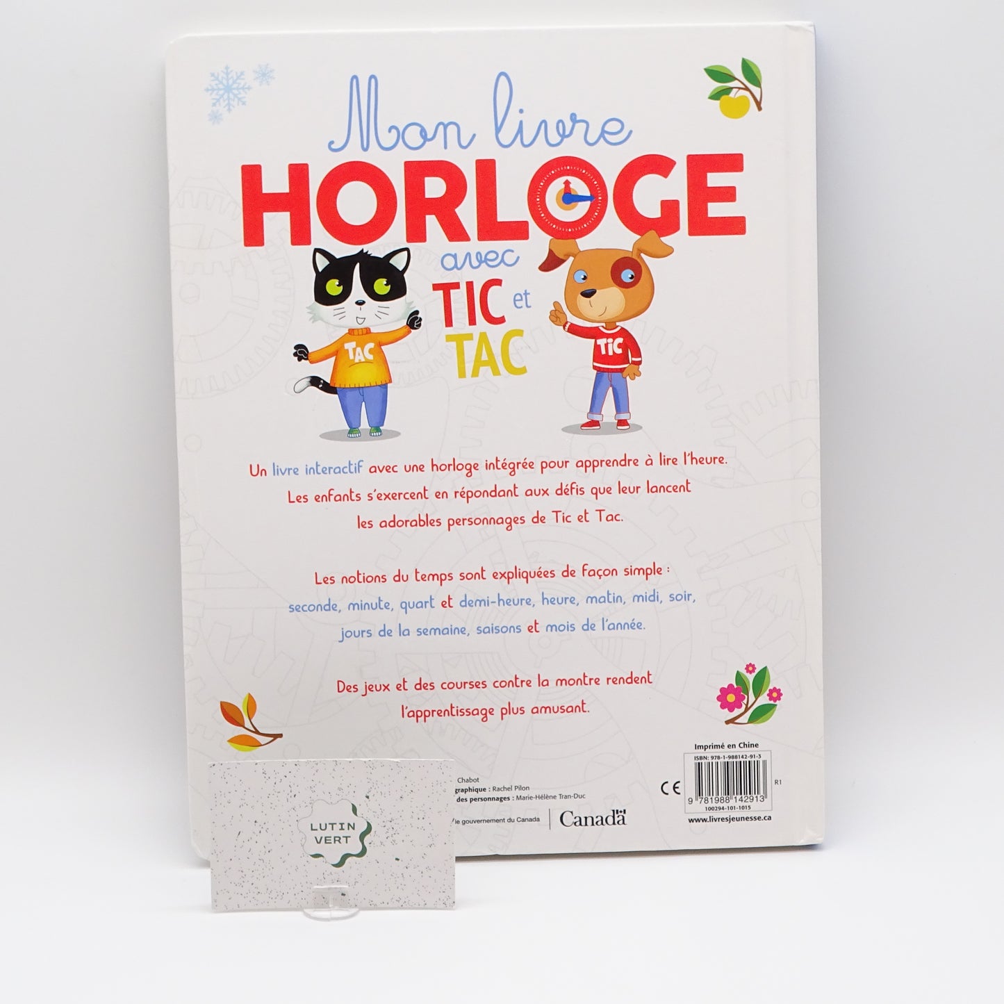 Mon Livre Horloge d'occasion PETIT GÉNIE - Dès 3 ans | Ref 13739