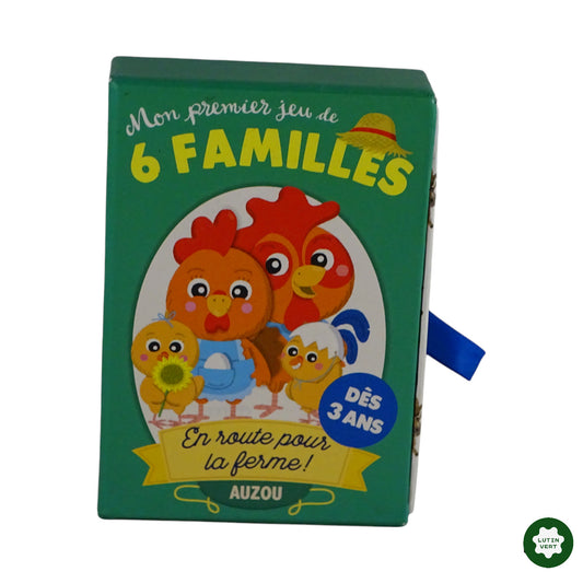 Mon premier jeu de 6 familles d'occasion AUZOU - Dès 3 ans | Ref 9848