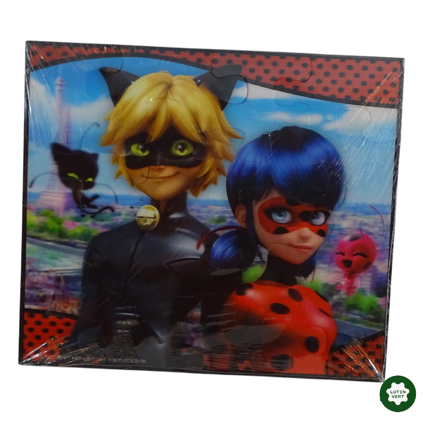 Puzzle 3D Miraculous 16 pcs d'occasion  - Dès 3 ans | Ref 9829