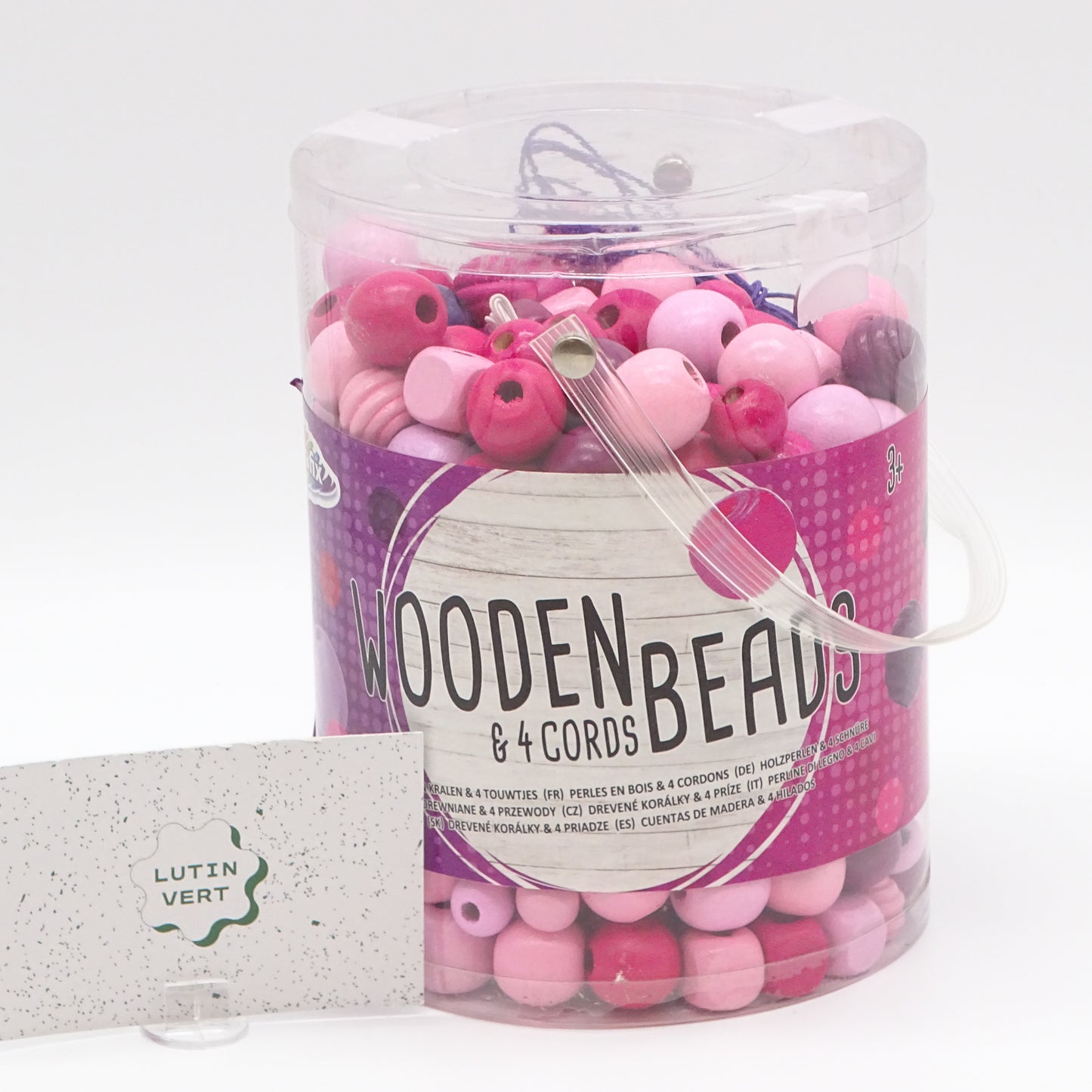 Mélange de perles en bois d'occasion GRAFIX - Dès 3 ans | Ref 13748