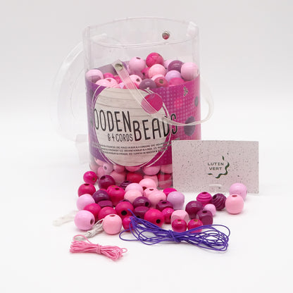 Mélange de perles en bois d'occasion GRAFIX - Dès 3 ans | Ref 13748