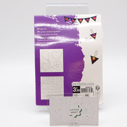 6 Fanions à Gratter d'occasion SO CREA - Dès 5 ans | Ref 13749