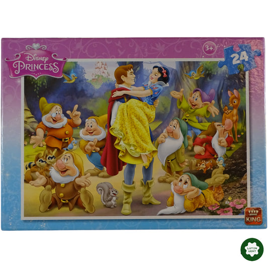 Puzzle Blanche Neige 24 pcs d'occasion KING - Dès 3 ans | Ref 9861