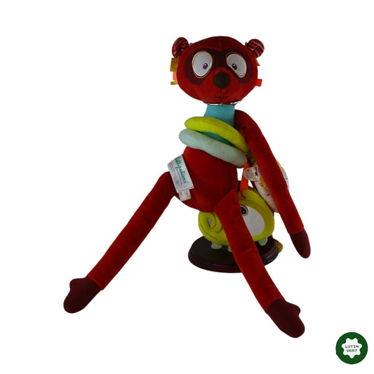 Peluche Lémuriens Hochet d'occasion LILLIPUTIENS - Dès 3 mois | Ref 10097