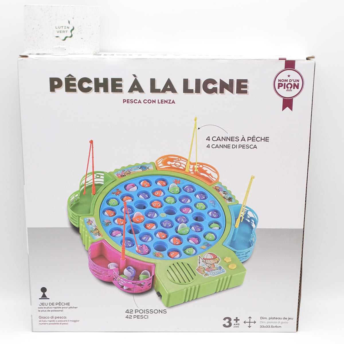 Pêche à La Ligne  NOM D’UN PION - Dès 3 ans | Ref 16359