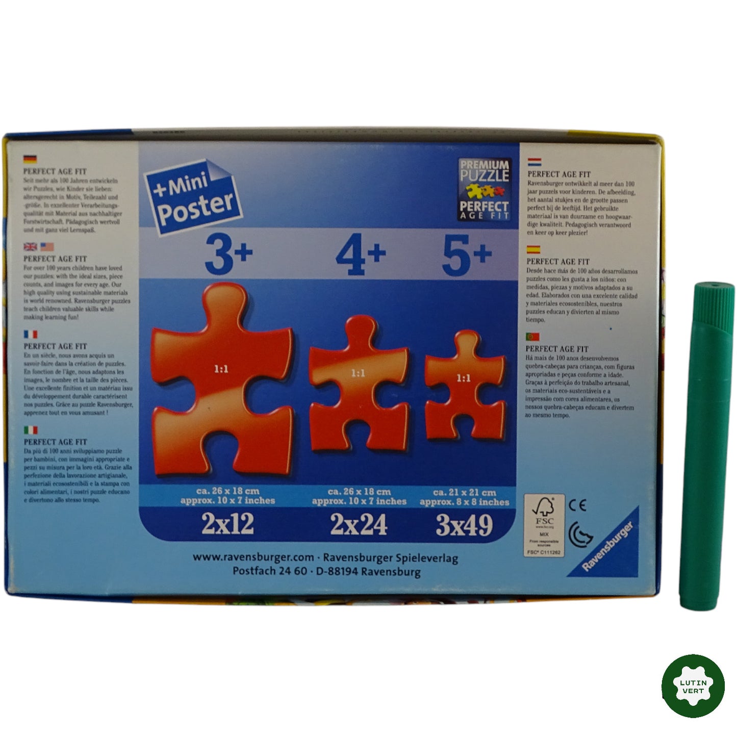 2 Puzzle Maya l’Abeille 12 pcs d'occasion RAVENSBURGER - Dès 3 ans | Ref 9867