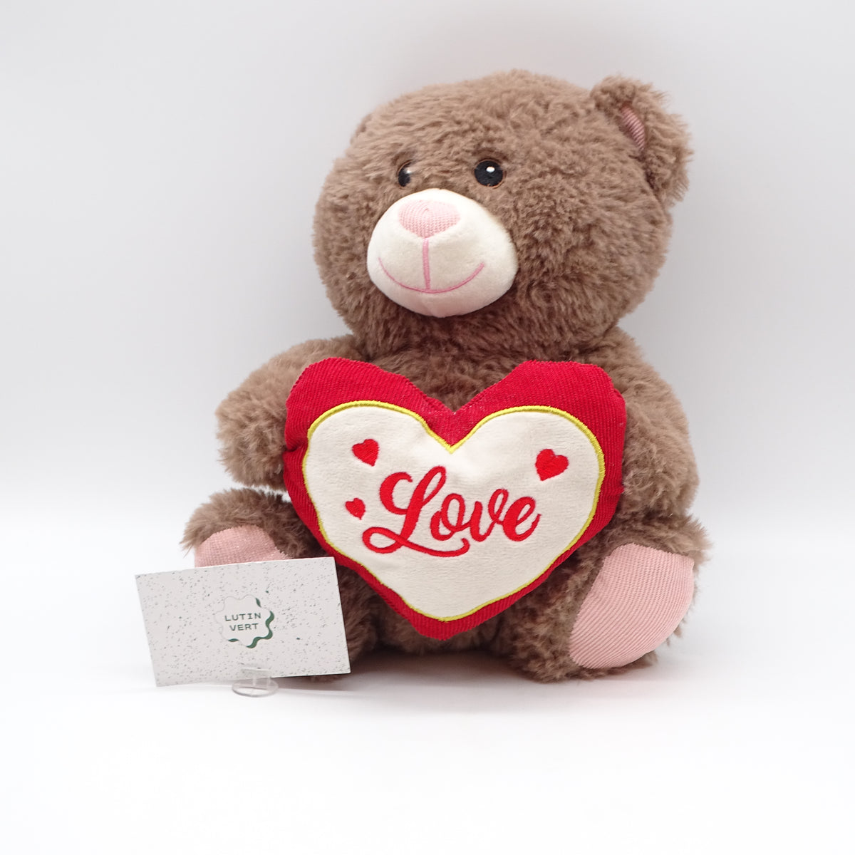 Peluche Ours et cœur  ZD TRADING - Dès Naissance | Ref 16362