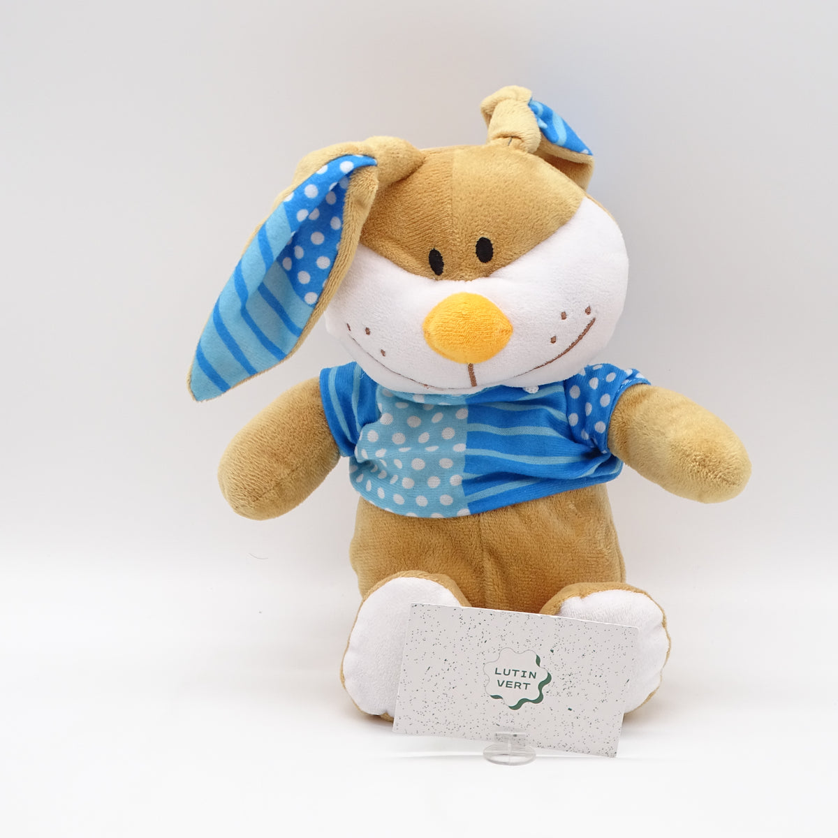 Peluche Lapin attache-sucette FIZZY - Dès Naissance | Ref 16360