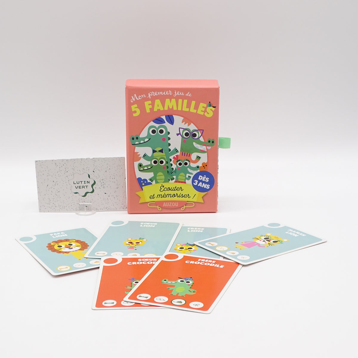 Mon premier jeu de 5 familles  ANZOU - Dès 3 ans | Ref 16375