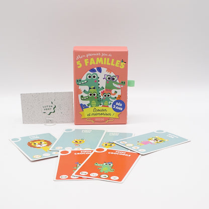 Mon premier jeu de 5 familles  ANZOU - Dès 3 ans | Ref 16375