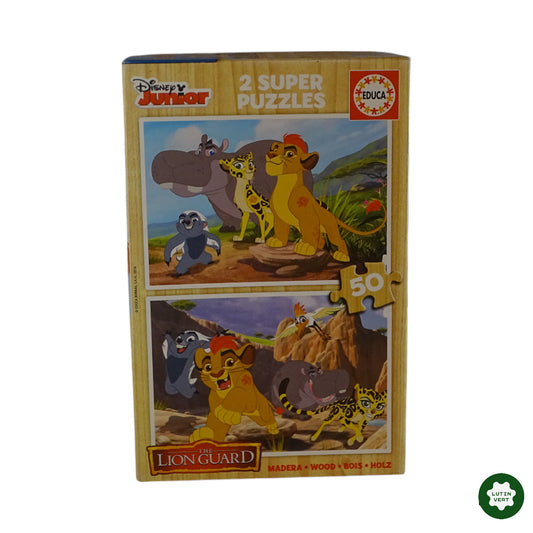 2 Super Puzzles Lion Guard 50 pcs d'occasion EDUCA - Dès 5 ans | Ref 9880