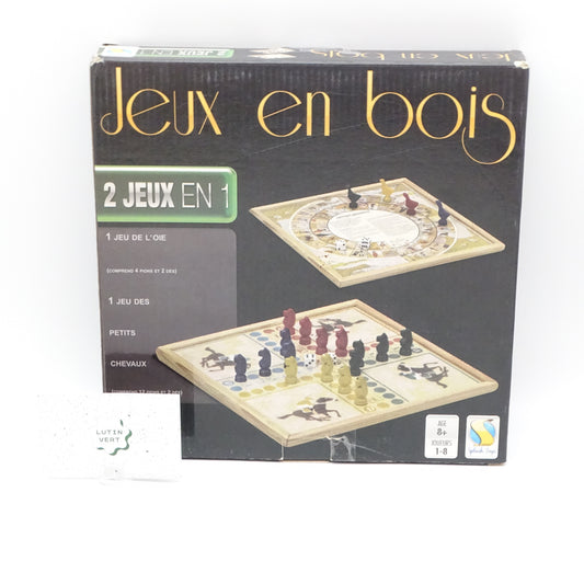 Jeux en bois 2 en 1 SPLASH TOYS - Dès 8 ans | Ref 16385