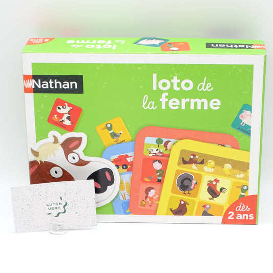 Loto de la ferme  NATHAN - Dès 2 ans | Ref 16384