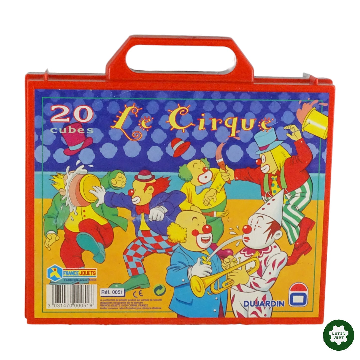 20 Cubes Le Cirque d'occasion DUJARDIN - Dès 2 ans | Lutin Vert