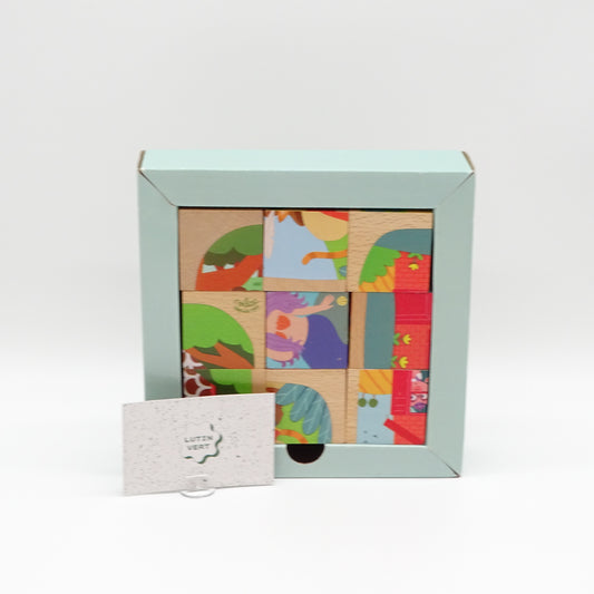 Cubes en bois d'occasion VILAC - Dès 6 mois | Ref 13816