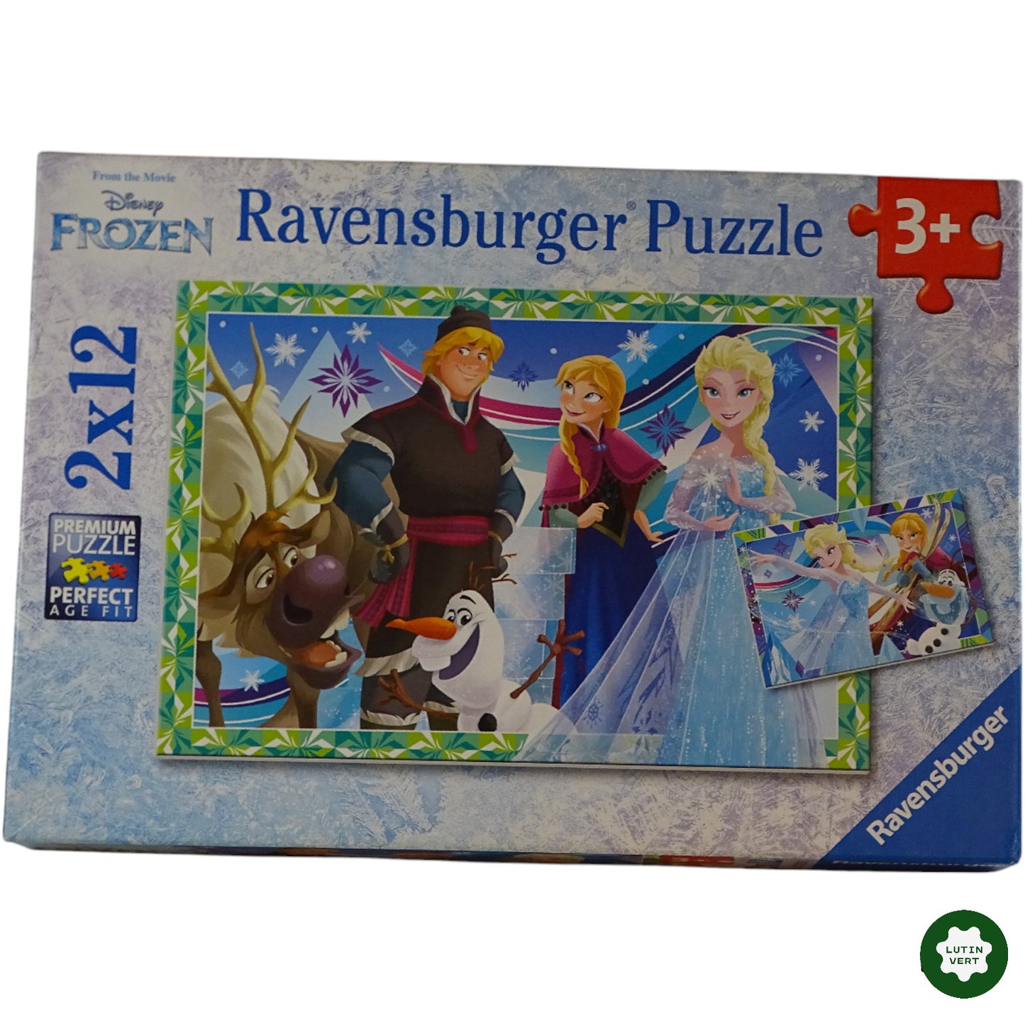 Puzzle Frozen Disney 12 pcs d'occasion RAVENSBURGER - Dès 3 ans | Ref 9913