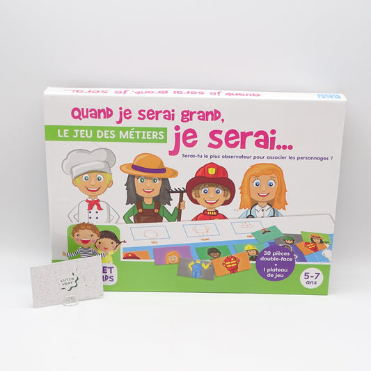Le Jeu des Métiers  JOUE ET APPRENDS - Dès 5 ans | Ref 16427